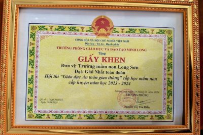 HỘI THI: “GIÁO DỤC AN TOÀN GIAO THÔNG” CẤP HUYỆN ĐƯỢC TỔ CHỨC VÀO 2 NGÀY 15, 16/03/2024. ĐƠN VỊ TRƯỜNG ĐÃ ĐẠT GIẢI NHẤT TOÀN ĐOÀN. ĐỐI VỚI HỌC SINH: ĐẠT 2 GIẢI NHẤT, 4 GIẢI NHÌ, 5 GIẢI BA