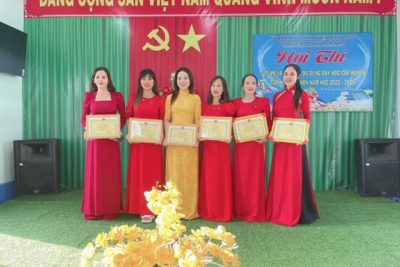 HỘI THI TỰ LÀM VÀ SỬ DỤNG ĐỒ DÙNG ĐỒ CHƠI CẤP HUYỆN NĂM HỌC 2023-2024
